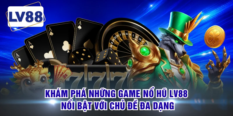 Khám phá những game nổ hũ LV88 nổi bật với chủ đề đa dạng