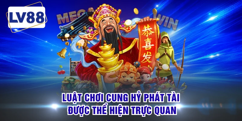 Luật chơi cung hỷ phát tài được thể hiện trực quan