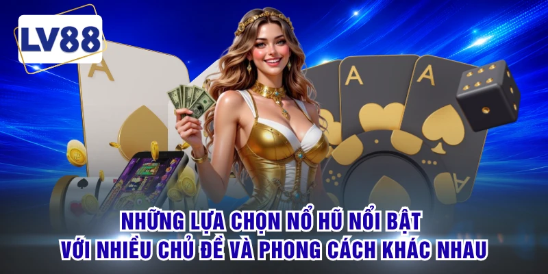 Những lựa chọn nổ hũ nổi bật với nhiều chủ đề và phong cách khác nhau