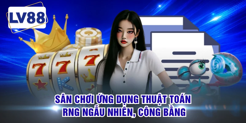 Sân chơi ứng dụng thuật toán RNG ngẫu nhiên, công bằng